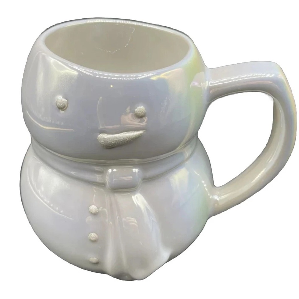 Anthropologie Merry Snowman Mug NEW